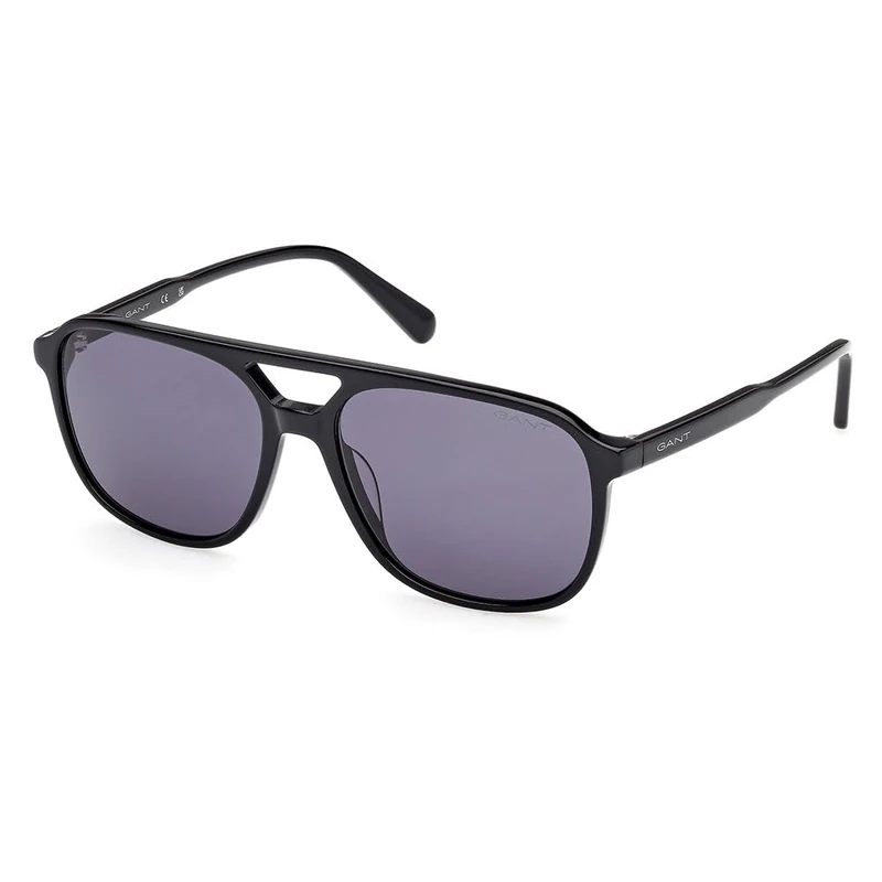 GANT GA00032 Gafas, Shiny Black, 57-16-145 Hombre