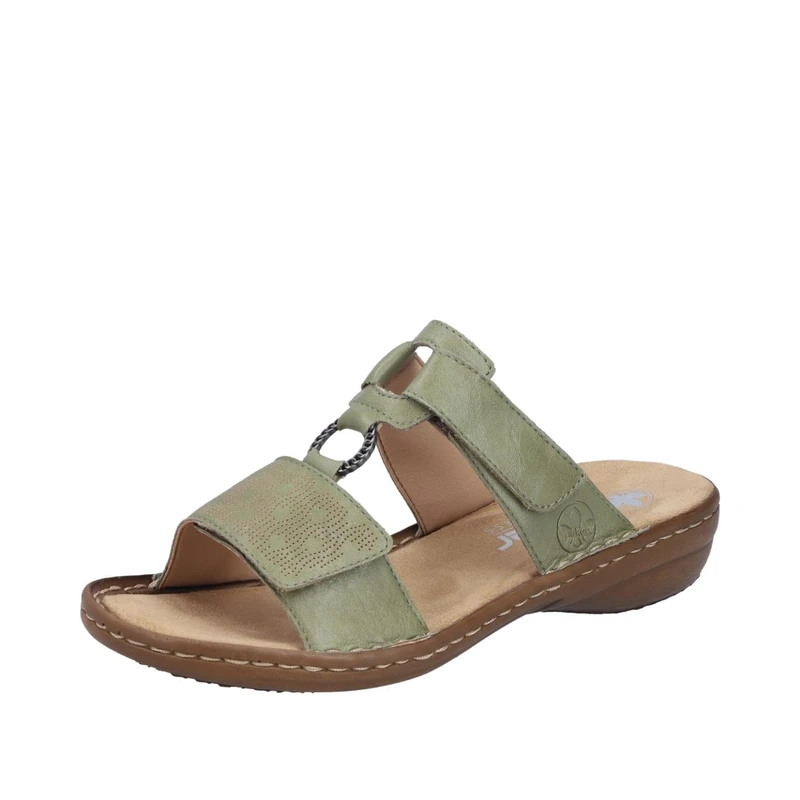 Rieker Women's 60885 Mules, Green, 42 EU - Image 1