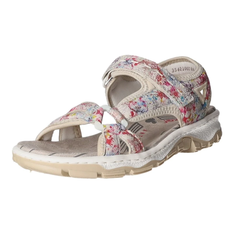 Rieker Women's 68879 Trekking Sandals, Multicoloured, 38 EU