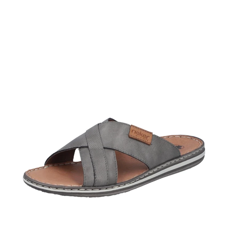 Rieker Men's 21082 Mules, Grey, 43 EU