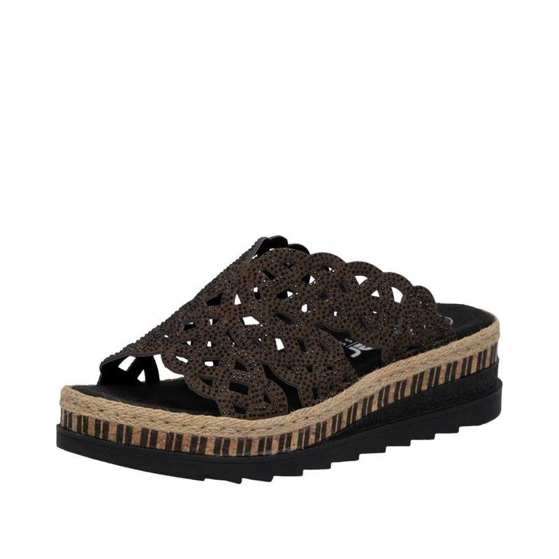 Rieker Women's V7992 Mules, Brown, 7 UK