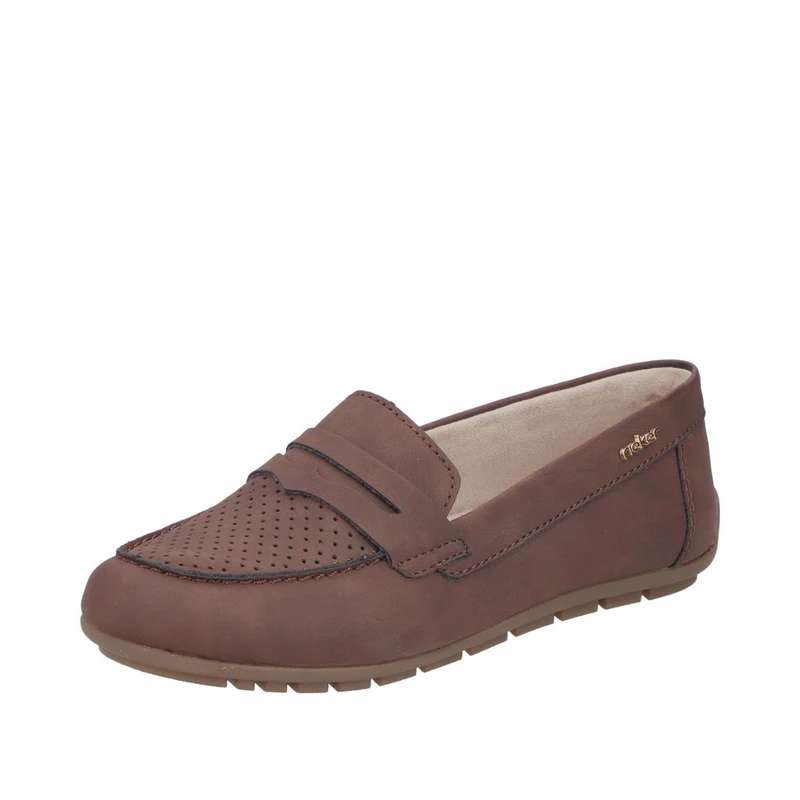 Rieker Women's 43862 Loafer, Brown, 39 EU