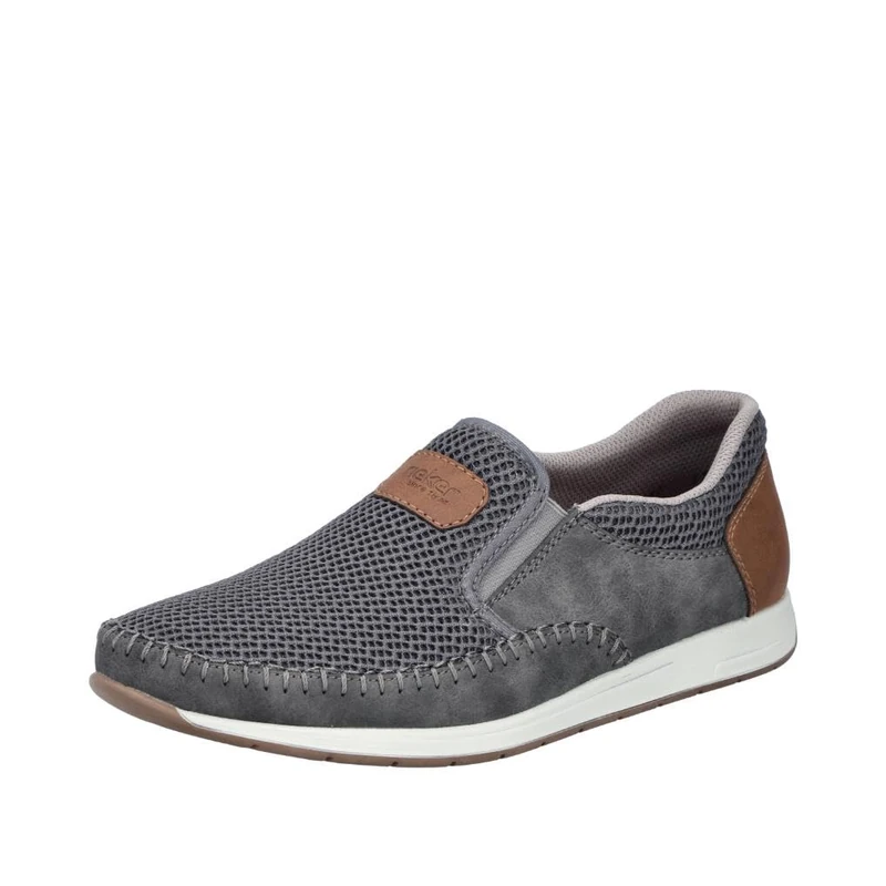 Rieker Men's 11954 Slippers, Grey, 40 EU
