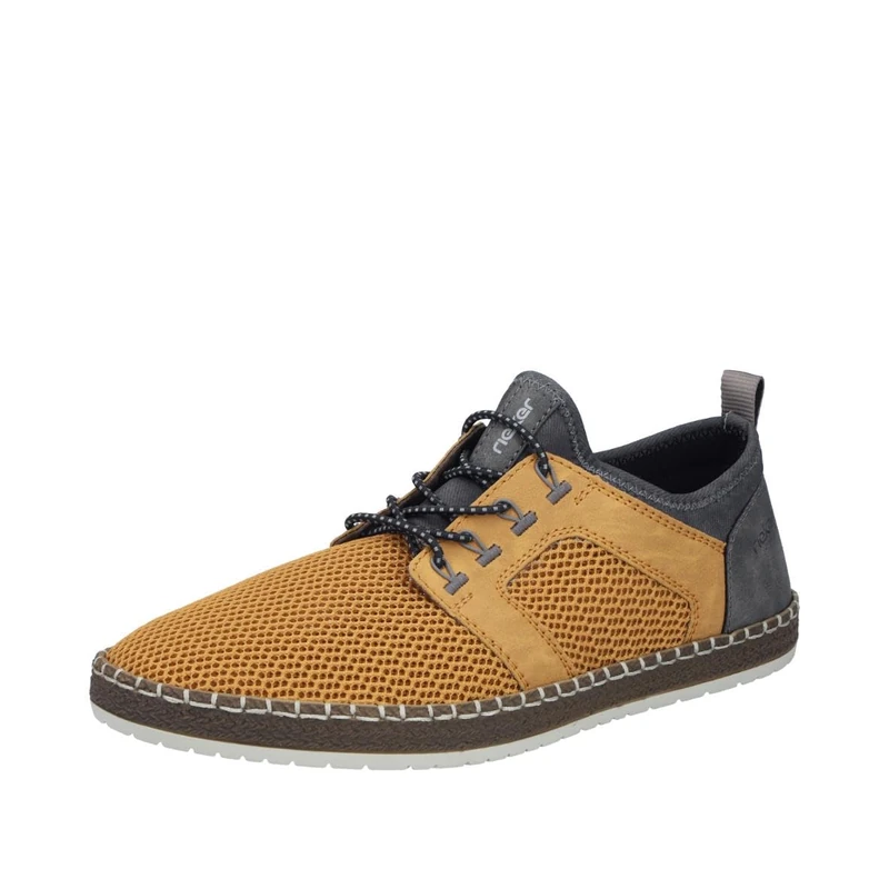 Rieker Men's B5252 Slip-On Shoes, Yellow, 44 EU - Image 1