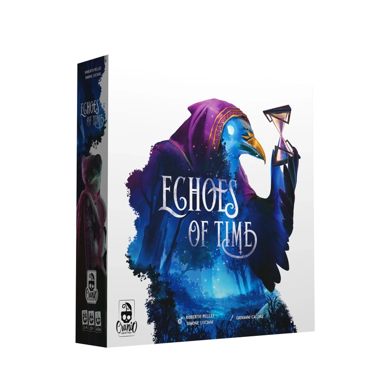 Cranio Creations - Echoes of Time - Fold Time To Your Will - 2-4 Players, 60 Min - Light Game - Age 12+ - Italian Edition