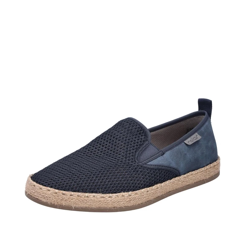 Rieker Men's B2661 Slip-On Shoes, Blue, 41 EU