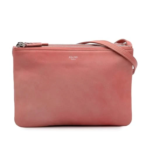 Celine Pre-Loved Small Lambskin Trio Crossbody Bag