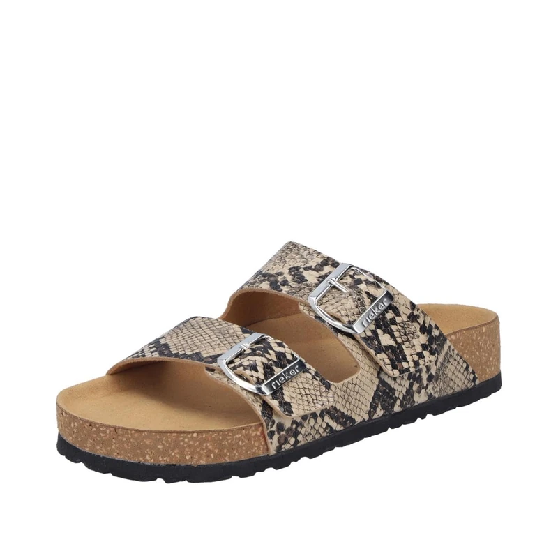 Rieker V6391, Women's Clogs, Beige, 42 EU