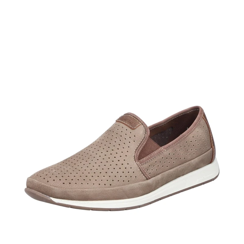 Rieker Men's 11955 Slippers, Beige, 46 EU