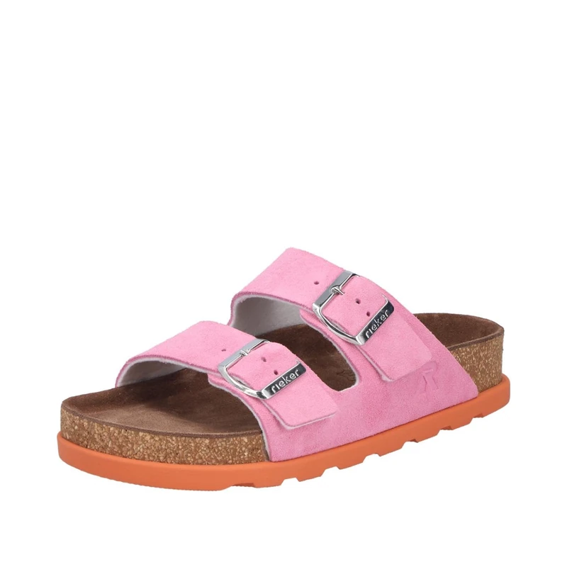 Rieker Women's V3190 Mules, Pink, 43 EU - Image 1