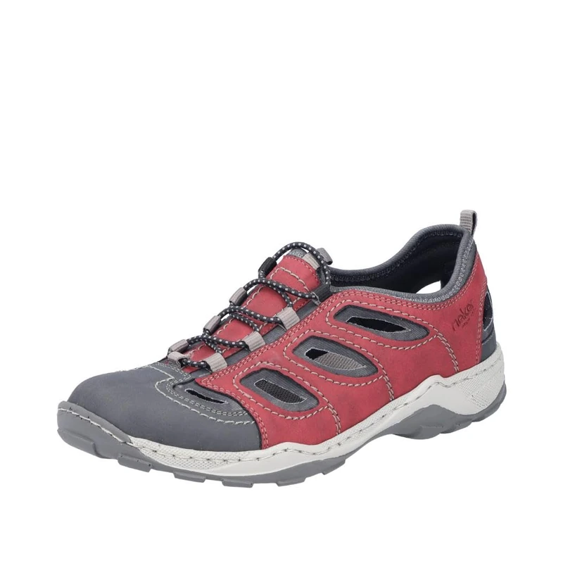 Rieker Men's 08065 Slippers, Red, 42 EU - Image 1
