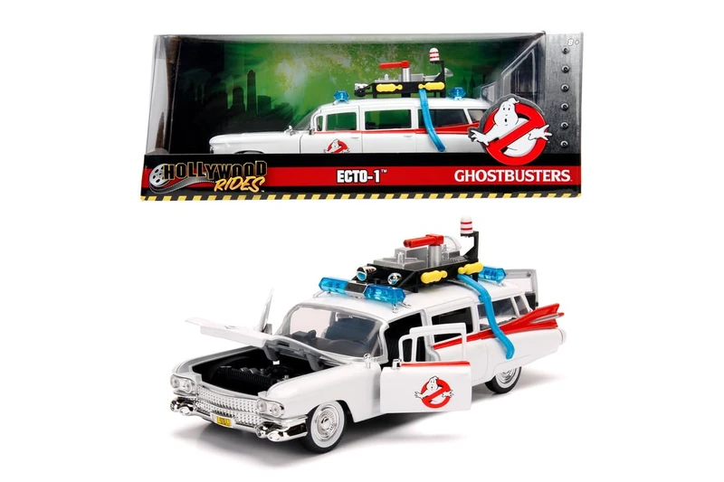Jada Toys Ghostbusters ECTO-1 Metallic 1:24 Scale Model Car