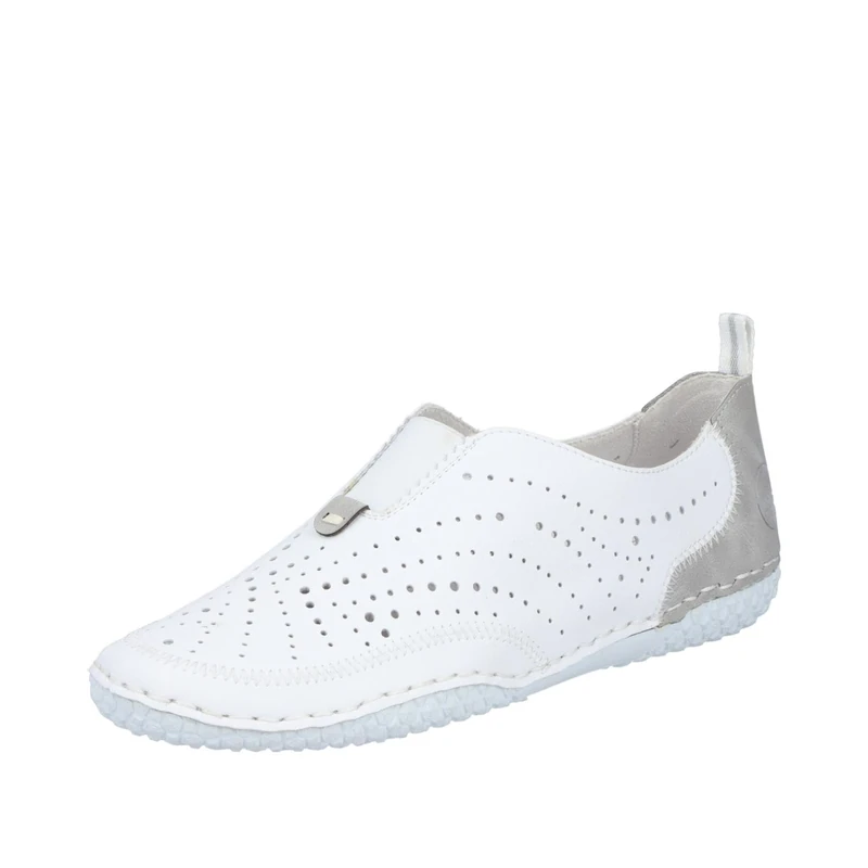 Rieker Women's 43663 Slippers, White, 42 EU - Image 1