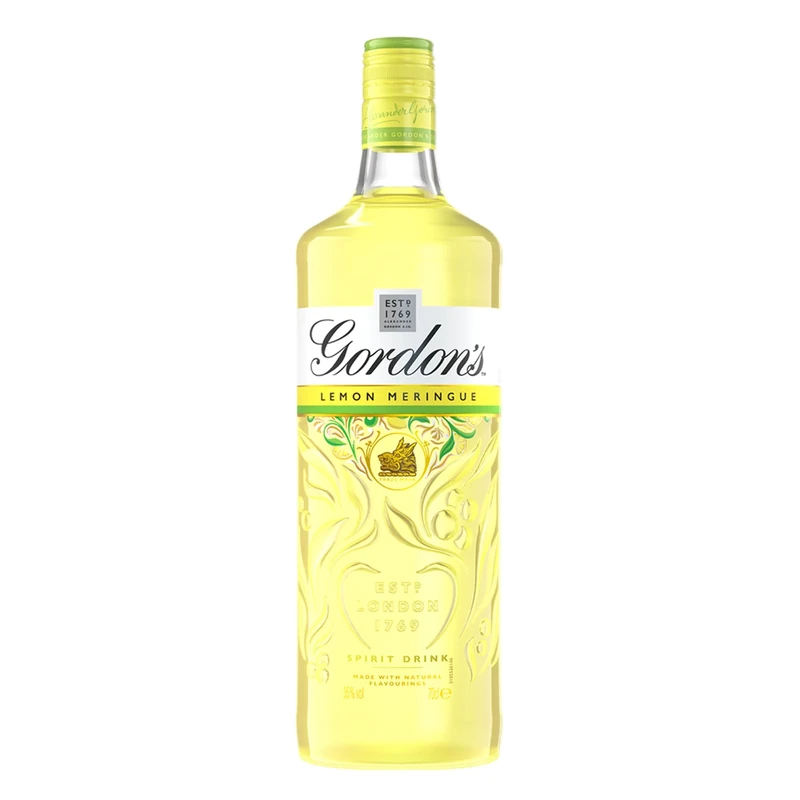 Gordon’s Lemon Meringue | 35% vol | 70cl | Flavoured Gin | Zesty and Sweet | Infused with Natural Flavours