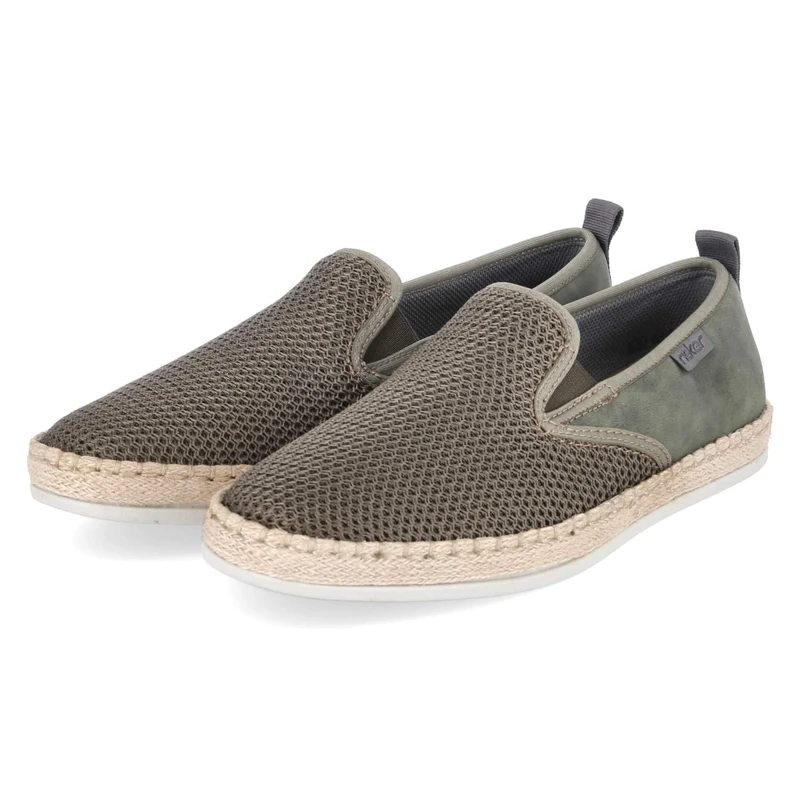 Rieker Men's B2661 Slip-On Shoes, Green, 41 EU