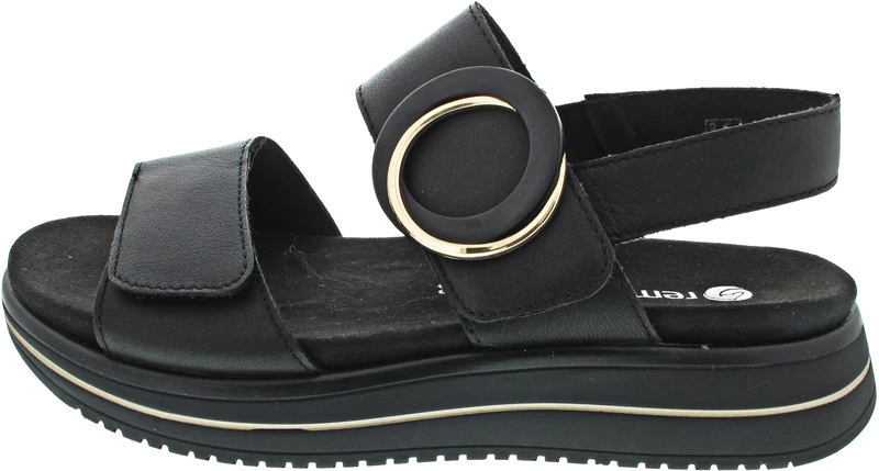 Remonte Women's D1J63 Mules, Black, 37 EU - Image 1