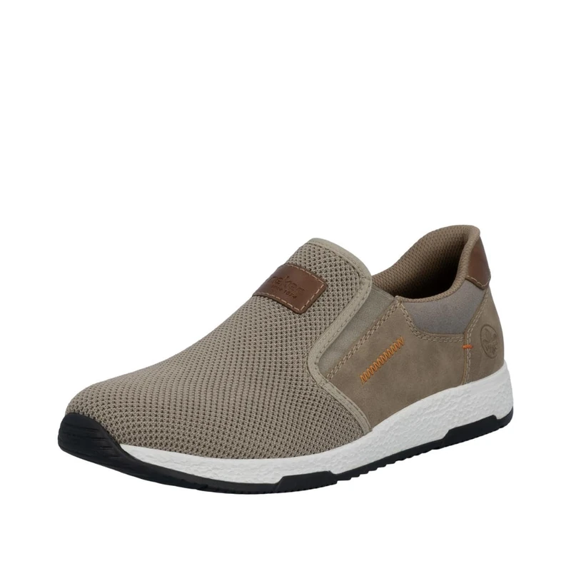 Rieker Men's B3450 Slip-On Shoes, Beige, 42 EU - Image 1