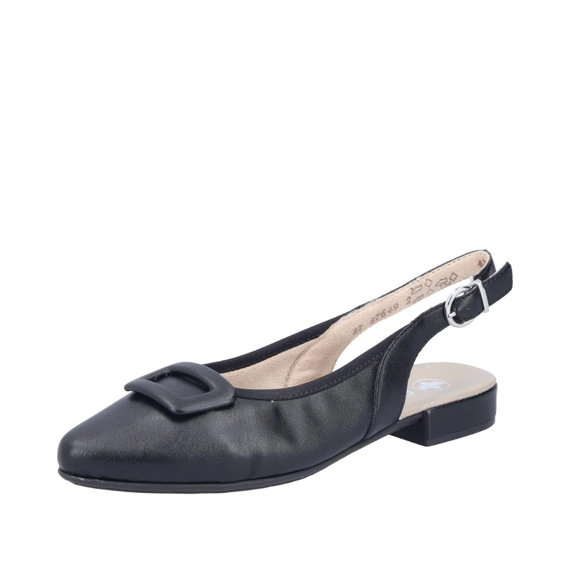 Rieker Women's 43150 Sling Pumps, Black, 39 EU