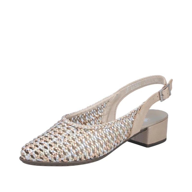 Rieker 47078, with Women's Strap, Metallic, 41 EU