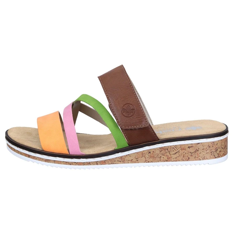 Rieker Women's V3652 Mules, Multicoloured, EU 42