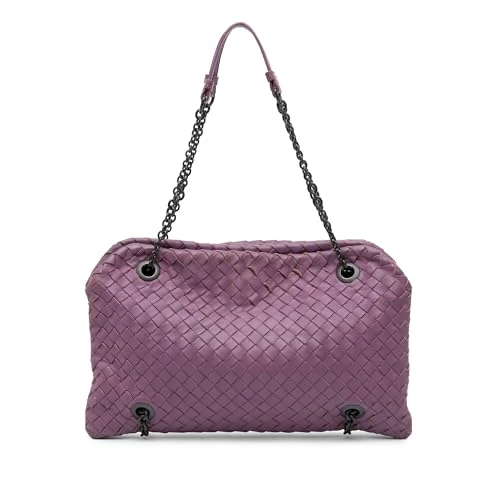 Bottega Veneta Pre-Loved Nappa Intrecciato Duo Shoulder Bag