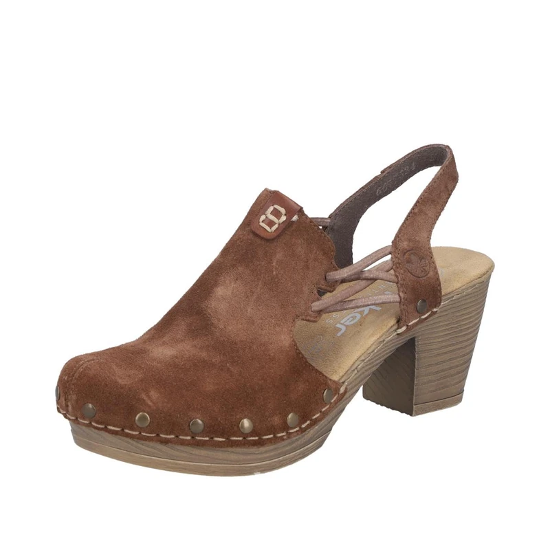 Rieker Women's 66775 Sling Pumps, Brown, 42 EU - Image 1