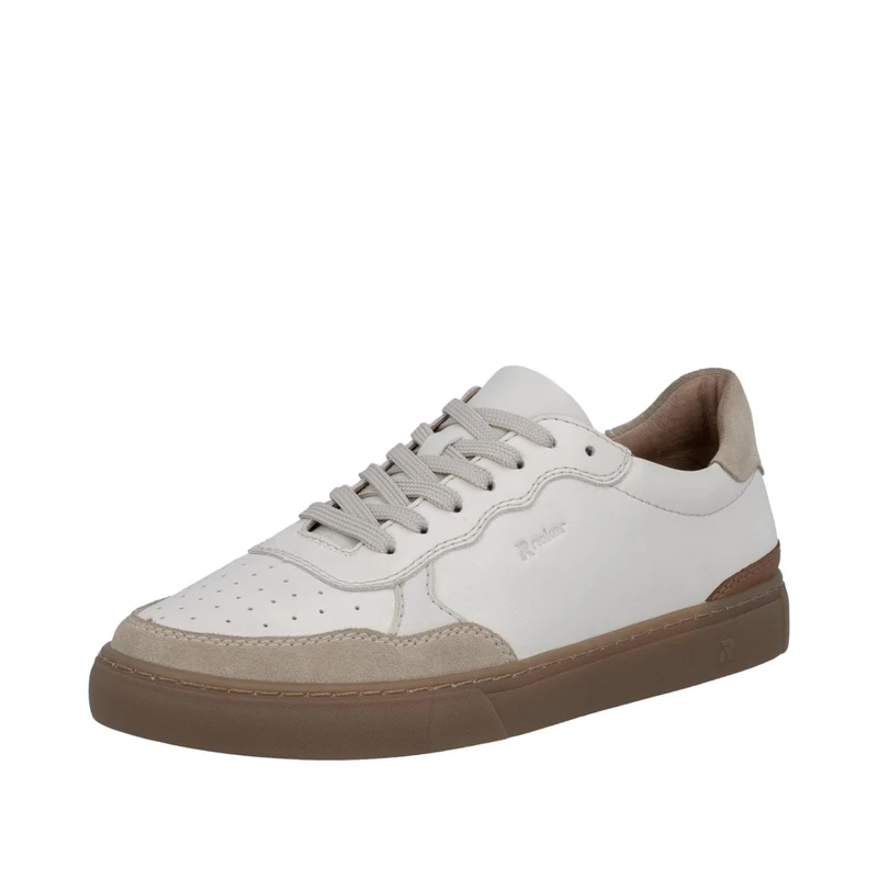 Rieker Men's U0710 Low Trainers, White, 40 EU