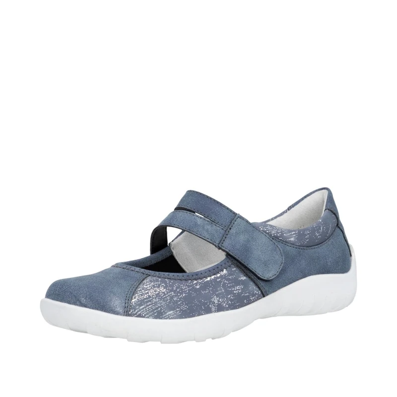Remonte Women's R3510 Ballet Flats, Blue, 45 EU