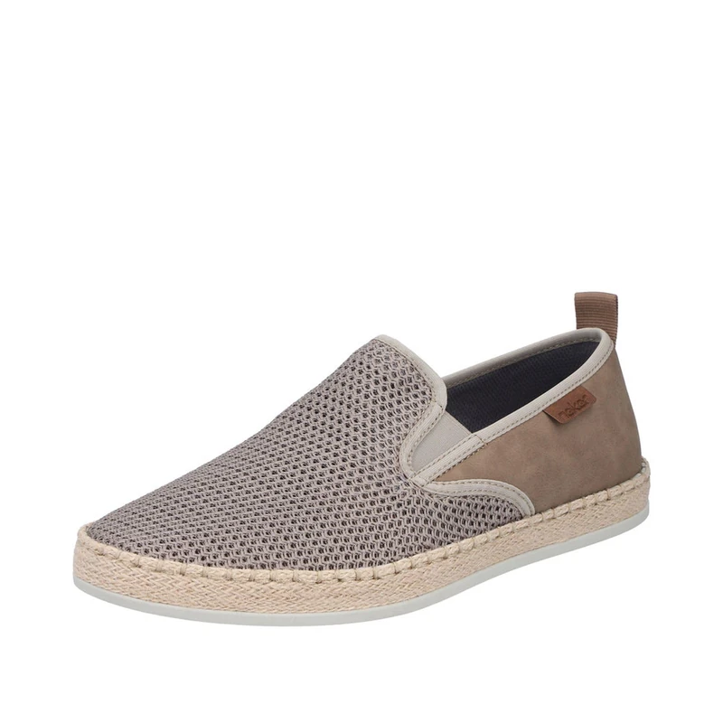 Rieker Men's B2661 Slip-On Shoes, Beige, 45 EU