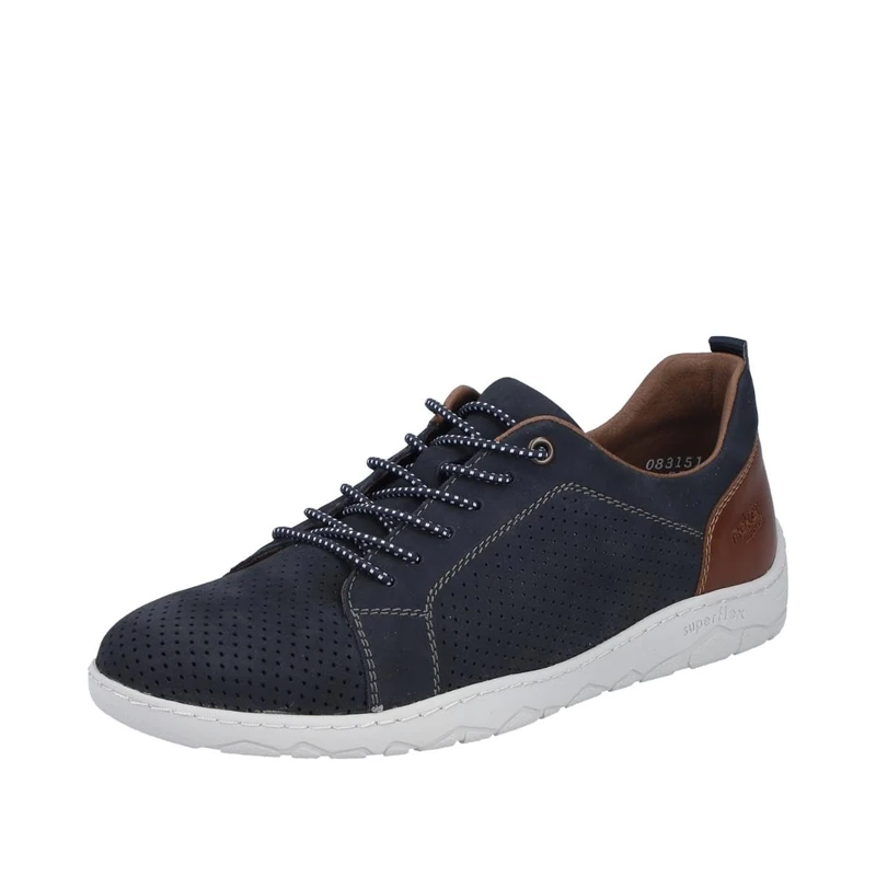 Rieker Men's 08315 Slippers, Blue, 44 EU