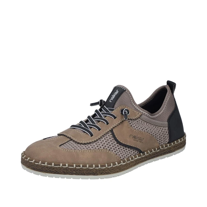 Rieker Men's B5263 Loafer, Beige, 11 UK