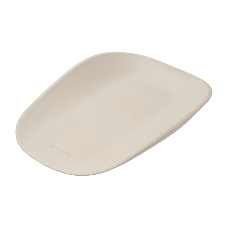 Maxi-COSI Mavis, Baby Changing Mat, 50x70cm, Suitable from Birth, Babies & Toddlers, High Curved Edges, Easy to Clean, Anti-Slip Base, Soft Foam Anti-Roll Changing Mat, Elegance Beige