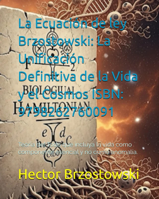 La Ecuación de ley Brzostowski: La Unificación Definitiva de la Vida y el Cosmos ISBN: 9798262760091: Teoría del Todo que incluya la vida como componente esencial y no como anomalía.