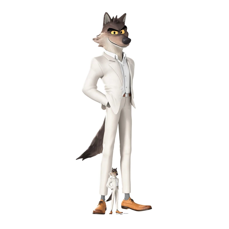 Star Cutouts SC4752 Mr. Wolf The Bad Guys 2 Cardboard Cut Out Height 188cm