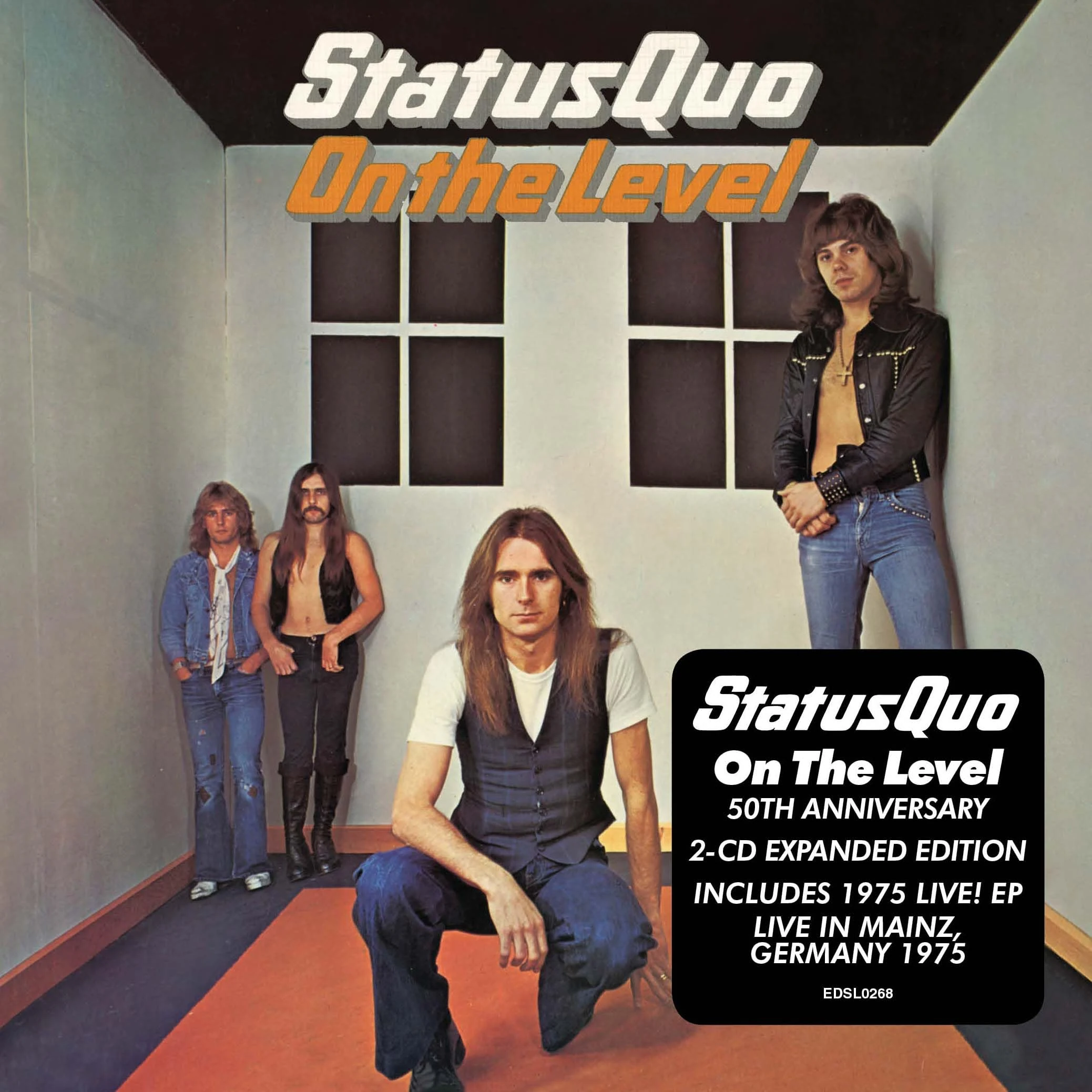 Status Quo, 'On The Level' 50th Anniversary Deluxe Gatefold Packaging