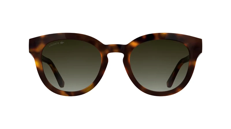 Lacoste Women's Sunglasses L6070S - Havana with Gradient Khaki Lens