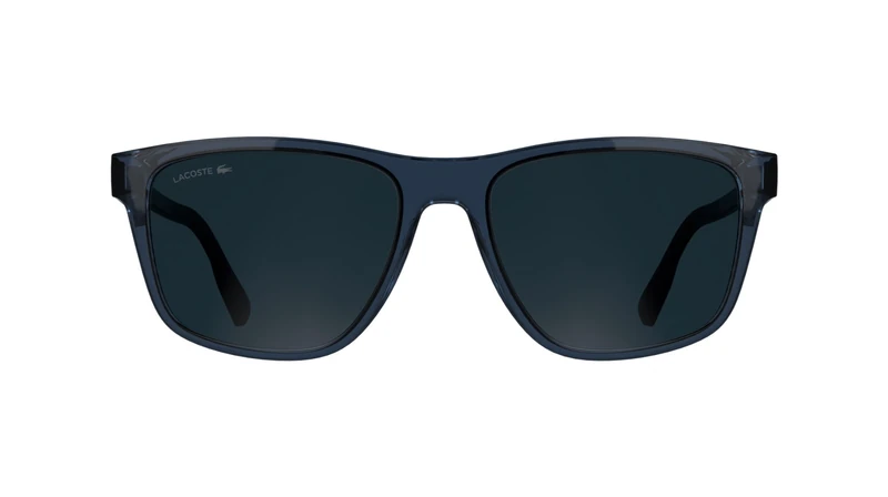 Lacoste Men's Sunglasses L6078S - Transparent Blue with Solid Blue Lens