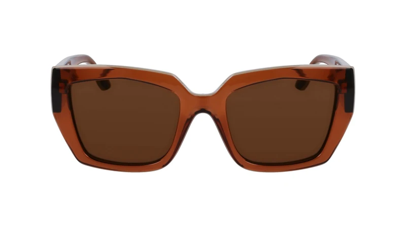 KARL LAGERFELD Women's Sunglasses KL6143S/N - Light Brown with Lens - Image 1
