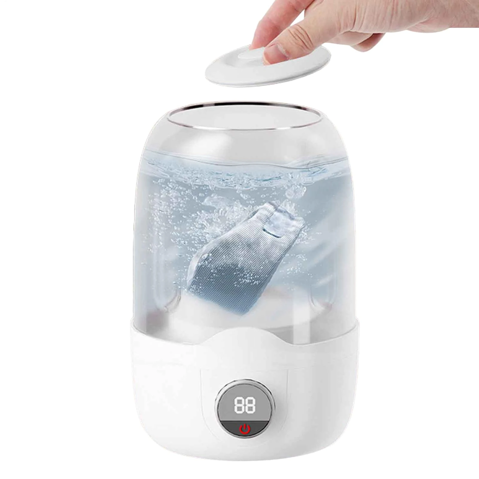 Ahuuen Underwear Washer,Portable Washer Machine for Baby Clothing - Rechargeable Automatic Laundry Cup Cleaning Tool for Dormitories Camping Apartments Tiny Spaces Travel