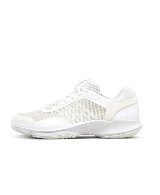 Wilson Hurakn Pro V2 Men's Padel Shoes, Confident Fit, Dynamic Frame, Airy Design, Soft Cushioning, Side Stability, Colour: White, Size: 8