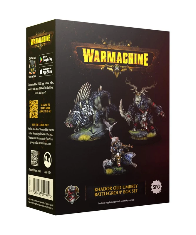 Steamforged Games Warmachine Old Umbrey Battlegroup Box