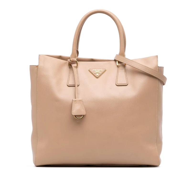 Prada Pre-Loved Saffiano Lux Satchel Handbag