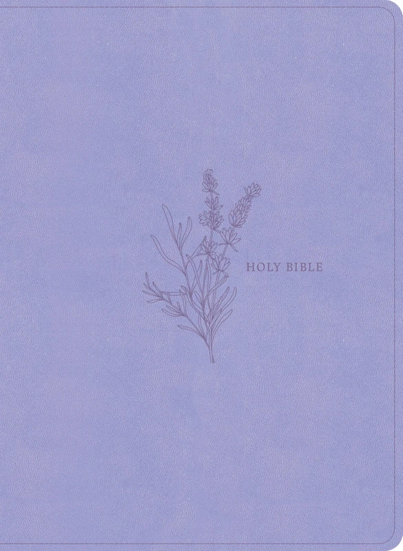 KJV Study Bible, Full-Color, Lavender LeatherTouch