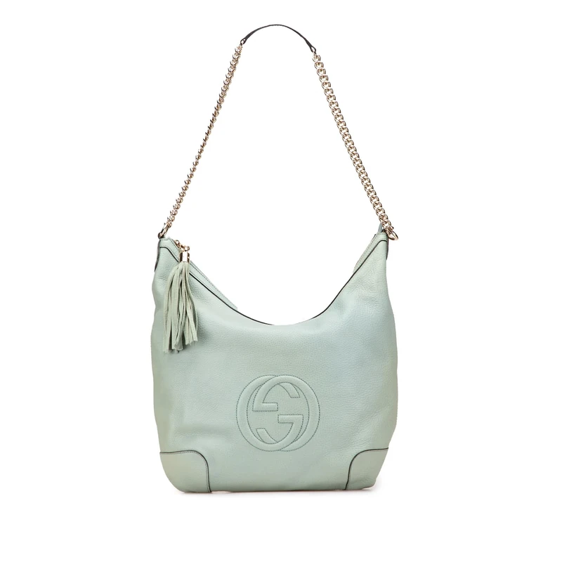 Gucci Pre-Loved Leather Soho Chain Shoulder Bag