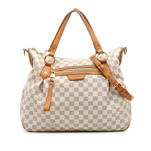 Louis Vuitton Pre-Loved Damier Azur Evora MM Handbag