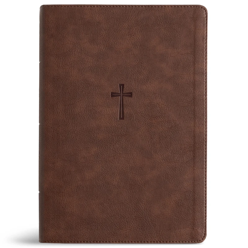 CSB Super Giant Print Reference Bible, Optimal Type, Digital Study Edition, Brown LeatherTouch