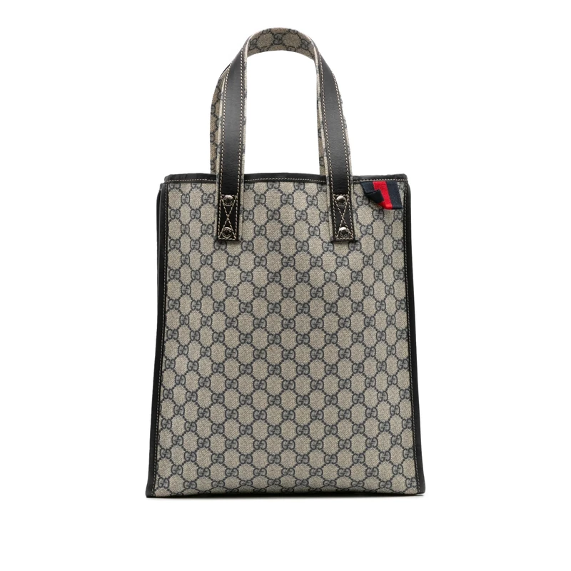 Gucci Pre-Loved GG Supreme Web Tote