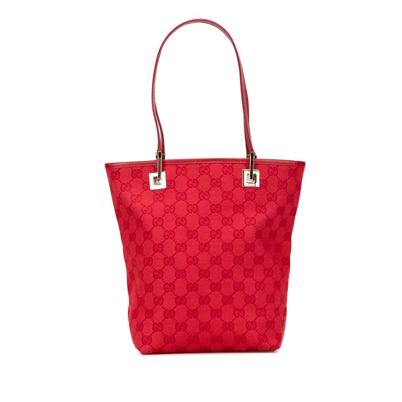 Gucci Pre-Loved GG Canvas Tote Bag
