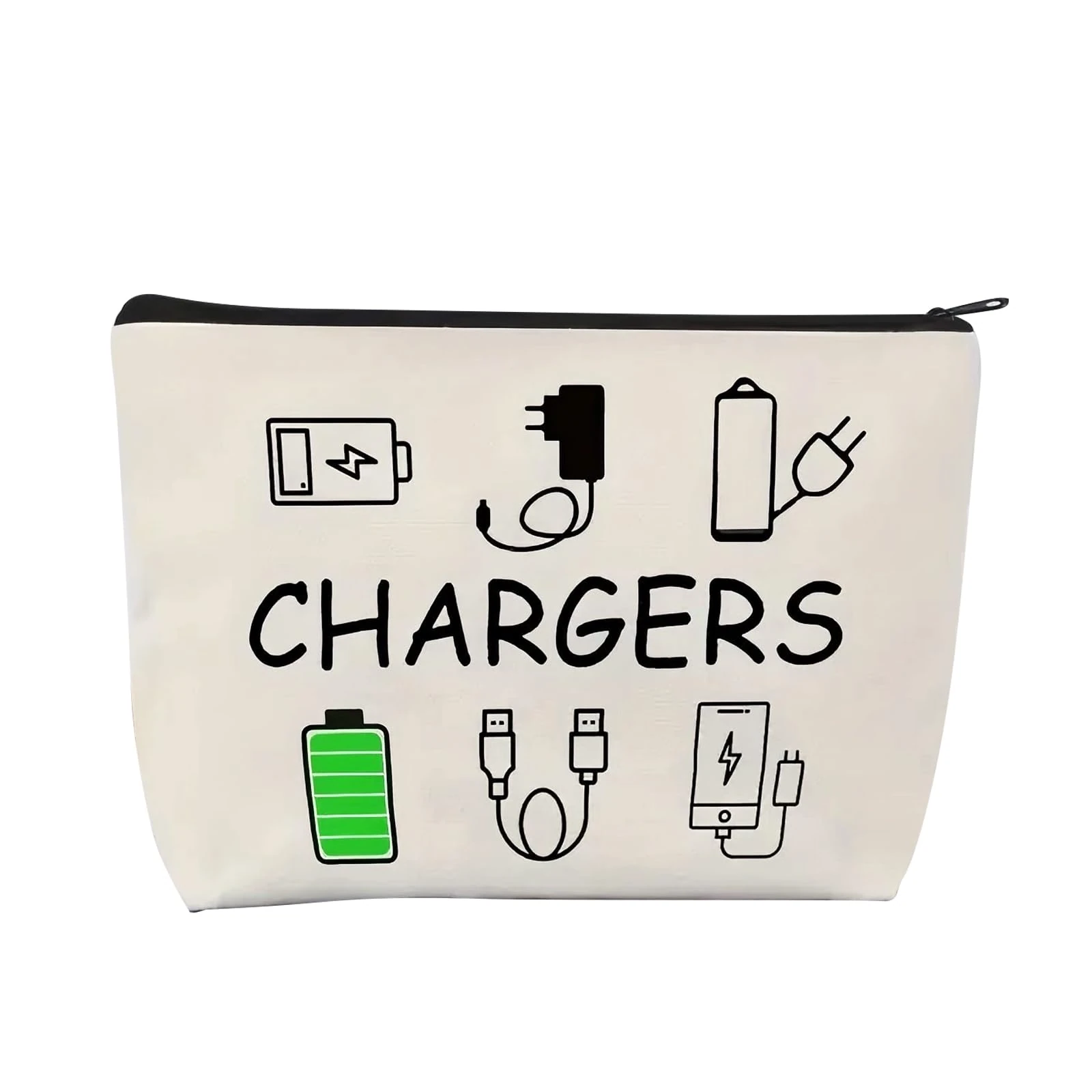 Travel Cable Organizer Bag, Waterproof Charger Bag for Electronics Accessories, Portable Charging Cable Storage Pouch for Backpack, All-in-One Gadget Organizer for Women and Men, Perfect for Travel