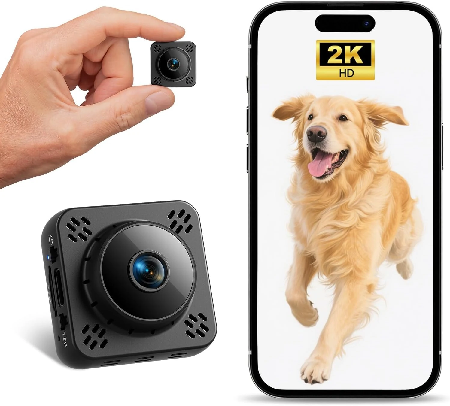 Bionadro Mini Spy Camera WIFI Hidden | Magnetic Hidden Camera, FREE Cloud Storage, Motion Detection & Night Vision Indoor Use